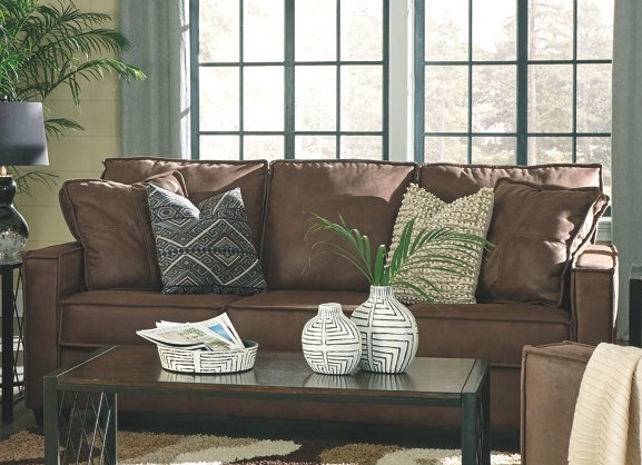 Frederick Leather Living Room Sofa